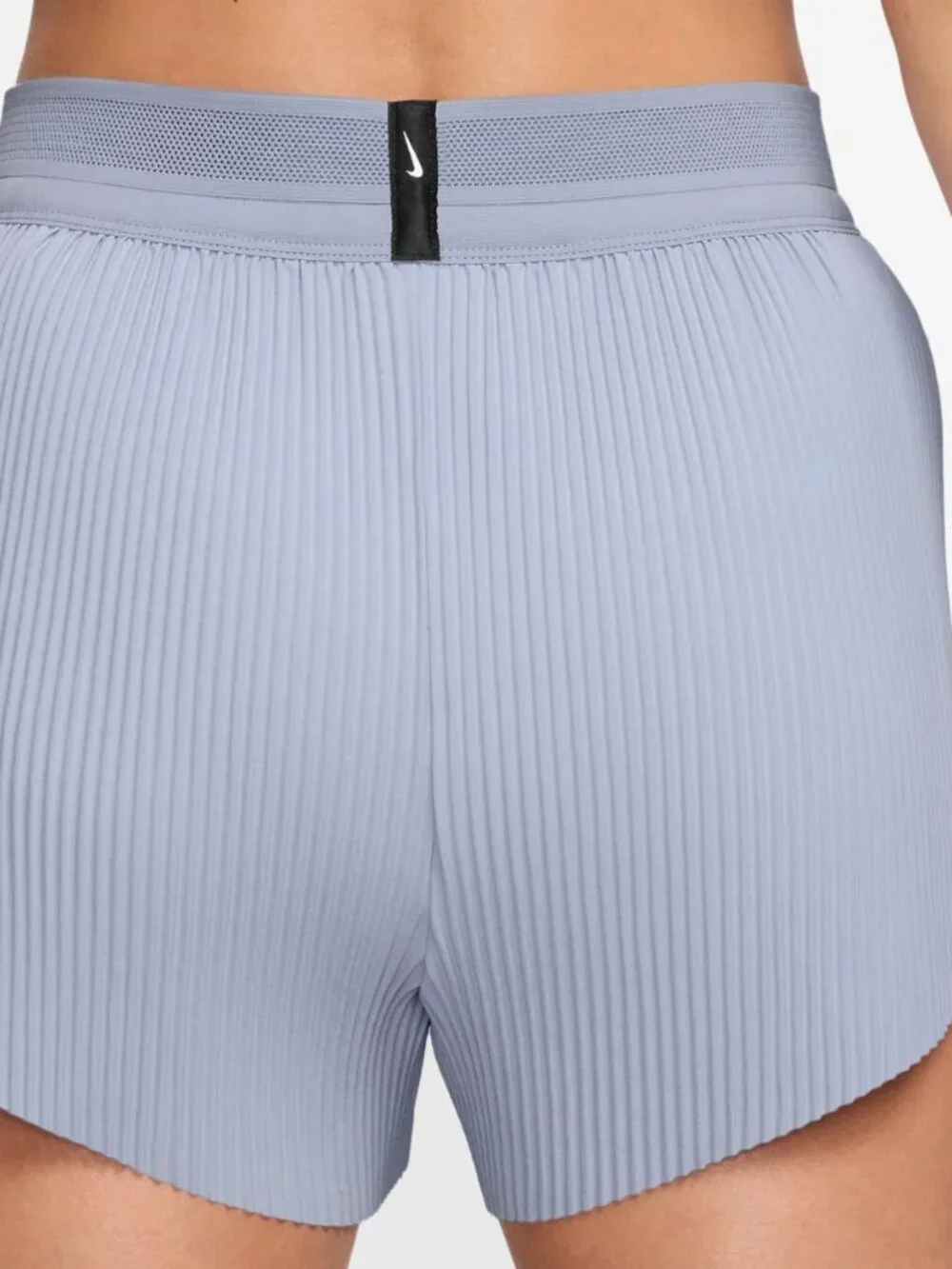 Nike Women's AeroSwift Running Shorts - Ghost / Blue Void, Medium (NWT)